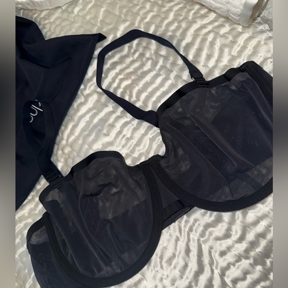 New Cuup The Balconette Bra in Black Size: 38E - Picture 6 of 13